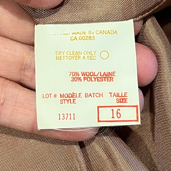 🤎PARIS STAR – Brown blazer Size 16 - Picture 3 of 8